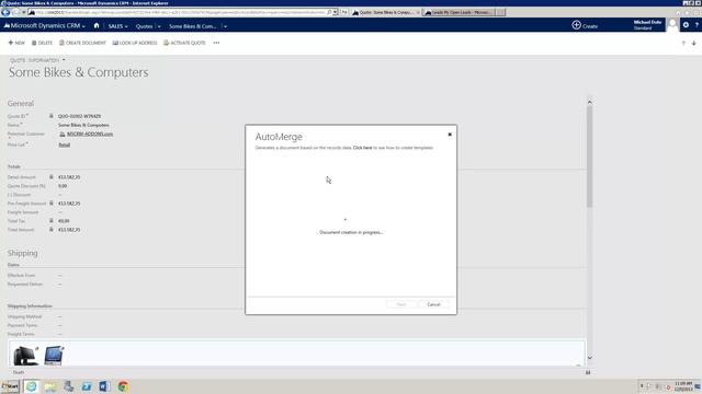 AutoMerge: Feature Snippet - the "Create document" button смотреть онлайн