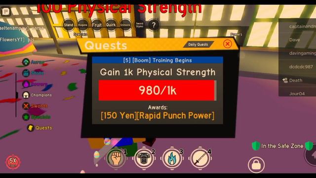 Roblox:Anime Fighting Simulator tutorial on my alt account KINGOFREBIRTHSYT(how to get strong fast! смотреть онлайн