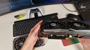 MSI Ventus 2x 3060 12G OC в FurMark спустя 5 минут, сравнение c MSI Gaming X 3060 (из Китая оптом)