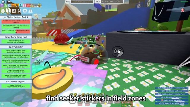 Sticker Seeker Explained | Bee Swarm Simulator Test Realm смотреть онлайн
