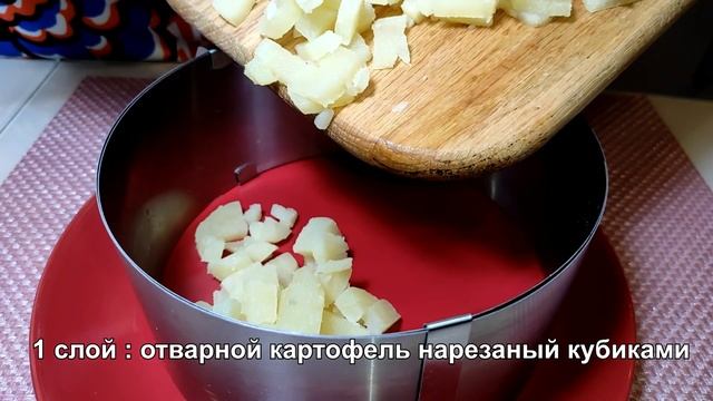 ОЛИВЬЕ | Оливье с семгой | Простой, быстрый, вкусный рецепт салата оливье | Как приготовить оливье смотреть онлайн