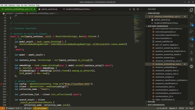 How I built an Axum API for a Sentence Transformer | Rust Language смотреть онлайн