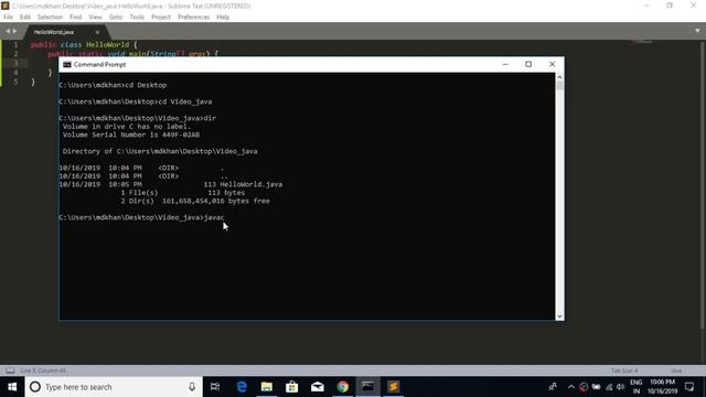 04- Hello World program in Java: Java beginner tutorial in Hindi смотреть онлайн
