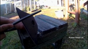 Ручная заточка мотыги (тяпка)