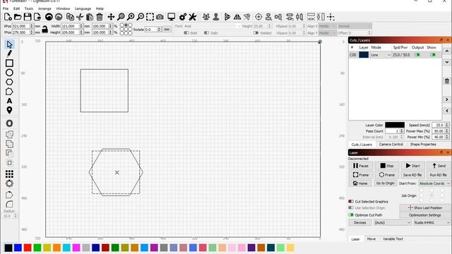LightBurn Basics - Snapping