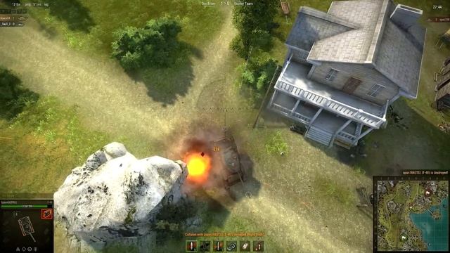 WoT - Serene Coast Flying Tank Glitch смотреть онлайн
