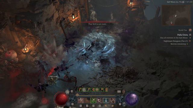Diablo 4 2023 08 14 06 59 00 03 (Testing Cold TB Rogue +8k armor, dropping Turf) смотреть онлайн