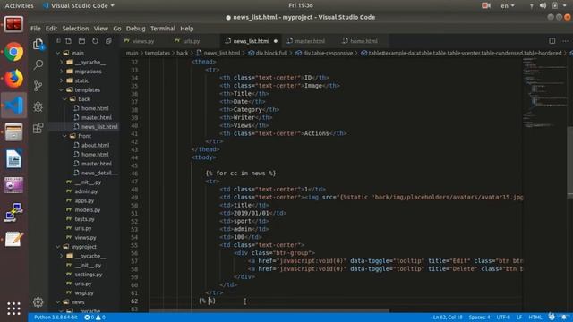 Show News In News List | Python and Django смотреть онлайн