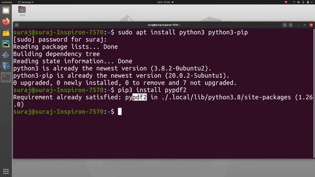 Python Import Error ModuleNotFoundError : No Module Named PyPDF2 In Ubuntu Linux смотреть онлайн