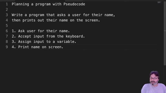 Planning With Pseudocode Python смотреть онлайн