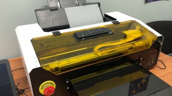 Новый ДТФ (DTF) принтер и пример печати на нем от компании PrintX