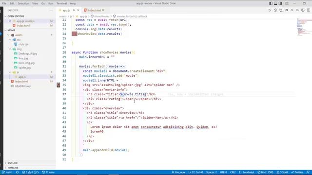 How Integrate API to Our Website - እንዴት ኤፒአይን ተጠቅመን ፊልሞችን እንዘረዝራለን смотреть онлайн