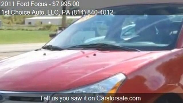 2011 Ford Focus for sale in Fairview, PA 16415 at the 1st Ch смотреть онлайн