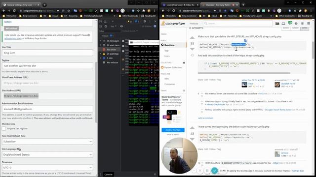 Part 3 Fixing Mixed Content Warning on Digital Ocean Droplet смотреть онлайн