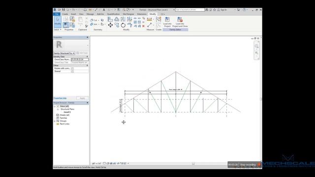 Revit Architecture | Structure Trusses part 2 смотреть онлайн