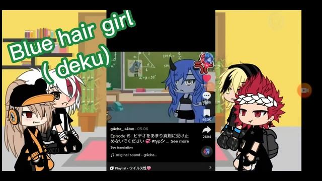 mha react to deku as random gacha tiktok // lazy// no thumbnail // смотреть онлайн