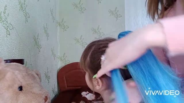 Хвост Из КАНЕКАЛОНА! Простая Причёска за 5 МИНУТ! ? AfAnka смотреть онлайн