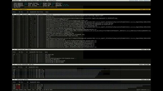 LinuxInsider.gr: GoAccess, real time web log analyzer (ncurses) смотреть онлайн