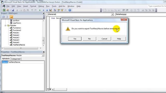 Excel VBA Tips n Tricks #10 How To Remove a Module in VBA Editor смотреть онлайн