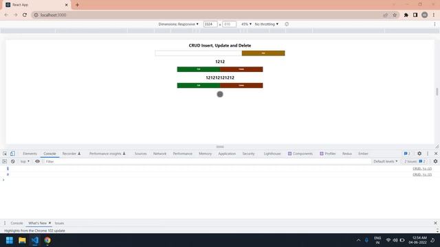 CRUD Operations Insert, Update and Delete in React Js || Map the Inserted Value in React js смотреть онлайн