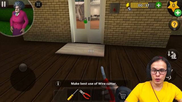 МИСС ТИ КУПИЛА РОБОТА Как пройти уровень в игре Scary Teacher 3D робот смотреть онлайн