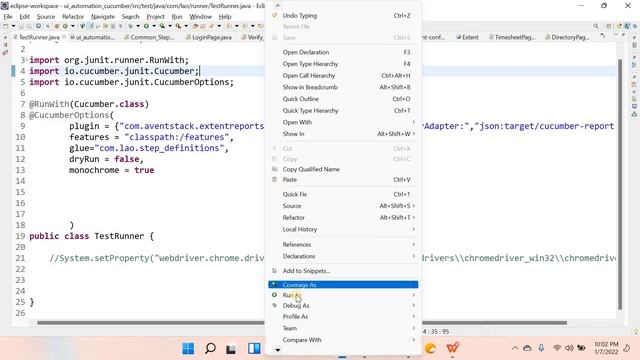 Cucumber framework | 20 | Extent Report for Cucumber 6 | Tamil смотреть онлайн
