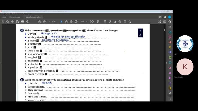 Teacher Jimena´s Class on Simple Present Review смотреть онлайн