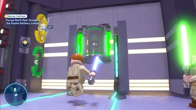 Pursue Darth Maul through the Plasma Refinery Complex LEGO Star Wars смотреть онлайн