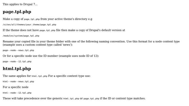Drupal: Node specific template with custom html header (2 Solutions!!) смотреть онлайн