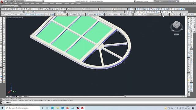 ( AUTODESK AUTOCAD ) Learn how to make 3d solid windows in AUTOCAD смотреть онлайн