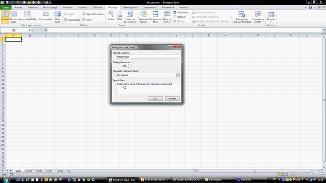 Module 1 Excel VBA : enregistrement de macros commandes (Ofadis) смотреть онлайн