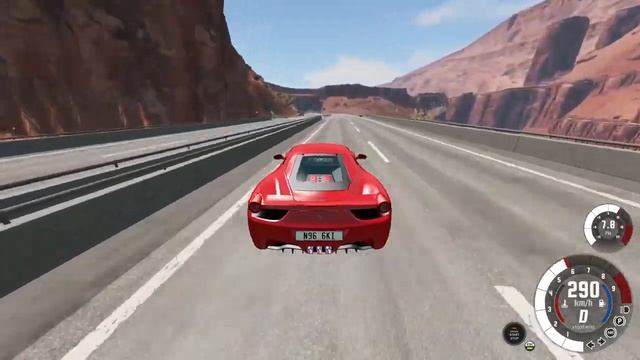CHOCANDO CARROS SUPER DEPORTIVOS (BeamNG.drive) MAXIMA VELOCIDAD EN LA AUTOPISTA смотреть онлайн