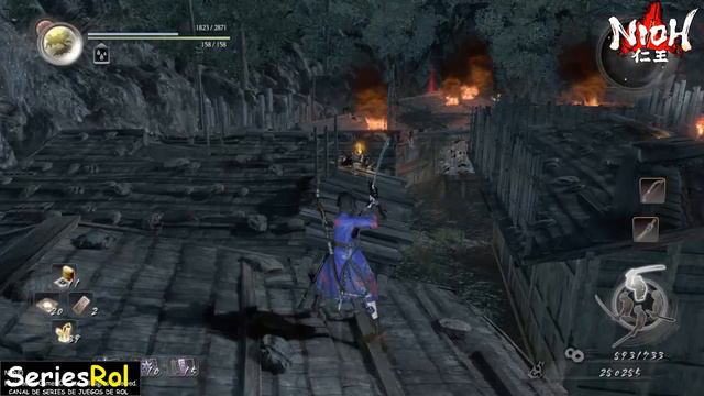 Nioh NG PLUS #60. Region de Kyushu. La isla de los demonios Nv 180 | SeriesRol смотреть онлайн