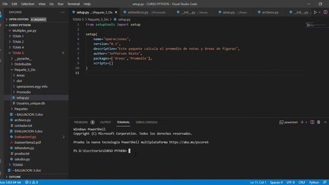Creación de paquete distribuible en python смотреть онлайн