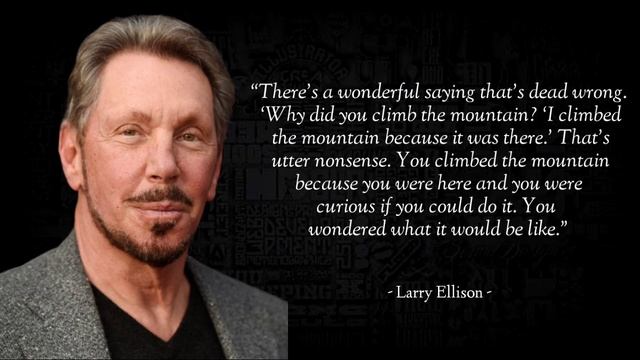 Quotes Larry Ellison, Co-Founder Oracle Corporation||Quotes Life смотреть онлайн