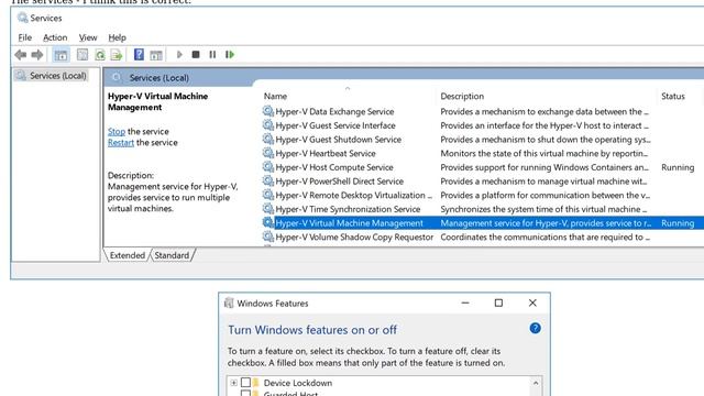 Hyper-v - Virtual Machine could not be started because the hypervisor is not running ... But it is смотреть онлайн
