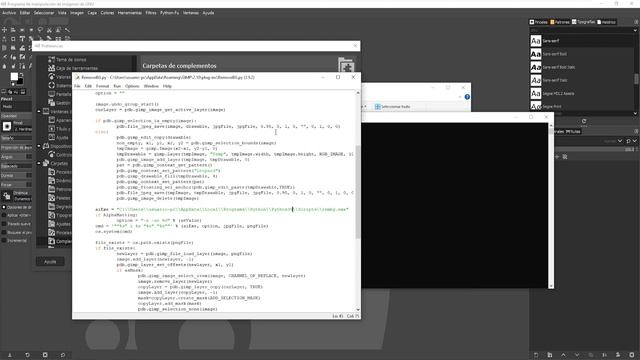 Instalando Plugin Gimp IA rembg - Para Eliminar Fondo смотреть онлайн
