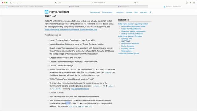 Docker Portainer auf QNAP NAS installieren und Container für Home Assistant erstellen [Tutorial] смотреть онлайн