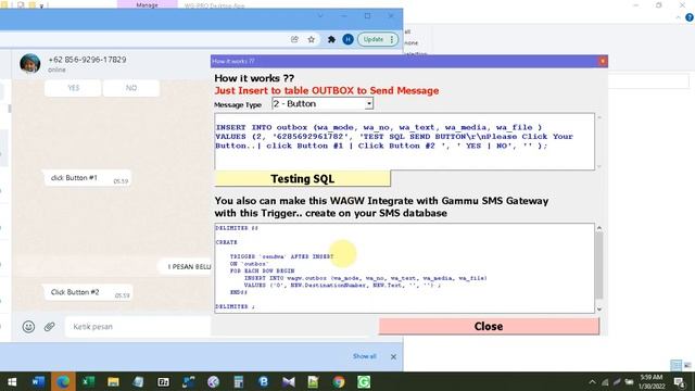 [WAGWPRO] 3 - How Easy is it to Send Whatsapp, Media, Vcard, Location, Button, Sticker - Using SQL смотреть онлайн