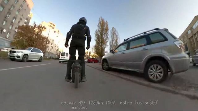 Gotway MSX.1230Wh.100V. GoPro Fusion360° смотреть онлайн