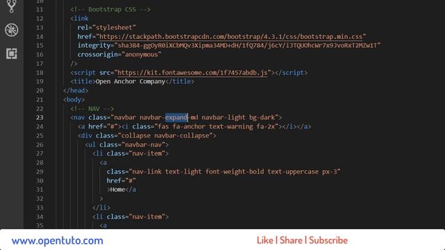 #4 Développer un site web responsive avec bootstrap 4 - Barre de navigation P2 смотреть онлайн