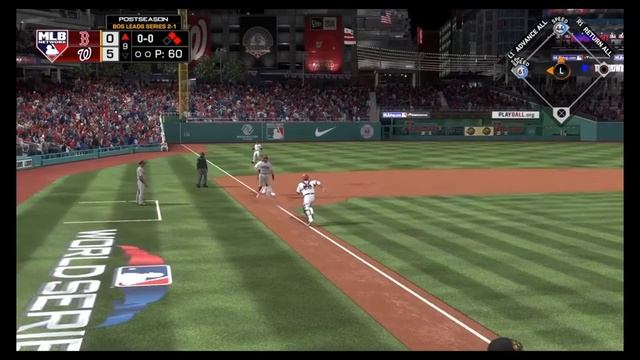 Frustrating Baserunning Leads to Game-Ending Triple Play (MLB the Show 19) смотреть онлайн