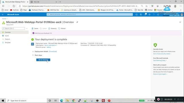 Deploy java application in Azure webapps (App services) смотреть онлайн