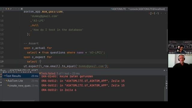 Testing with utPLSQL смотреть онлайн