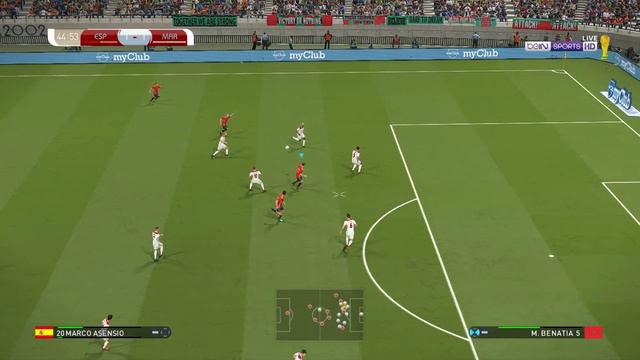 PES 2018 - Spain vs Morocco - FIFA World Cup - Gameplay PC смотреть онлайн