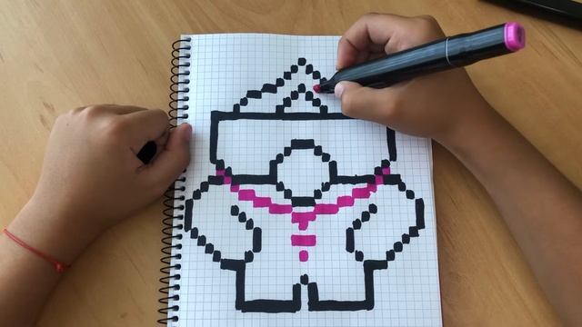 Малюнки по клітинках ( pixel). Бравл Старс Базз ( Buzz Brawl Stars ) #drawing смотреть онлайн