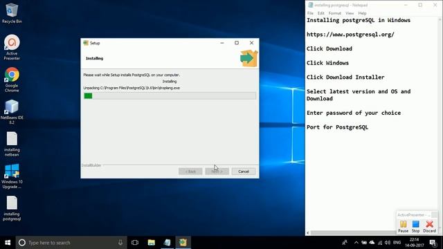 Install and Setup PostgreSQL in Windows смотреть онлайн