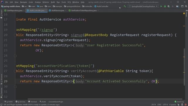 Full Stack Reddit Clone with Springboot & Angular: Part 3 смотреть онлайн