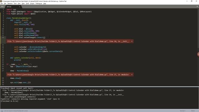 PyQt5 Tutorial | How to control Calendar widget with Dial widget (code included) смотреть онлайн
