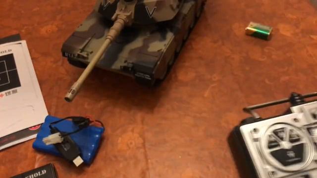 New Tank Household RC - USA M1A2 unboxing and Review смотреть онлайн